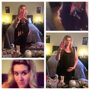 Tank from H&M, leggings from PINK, vest from Target.  Nothing is maternity.